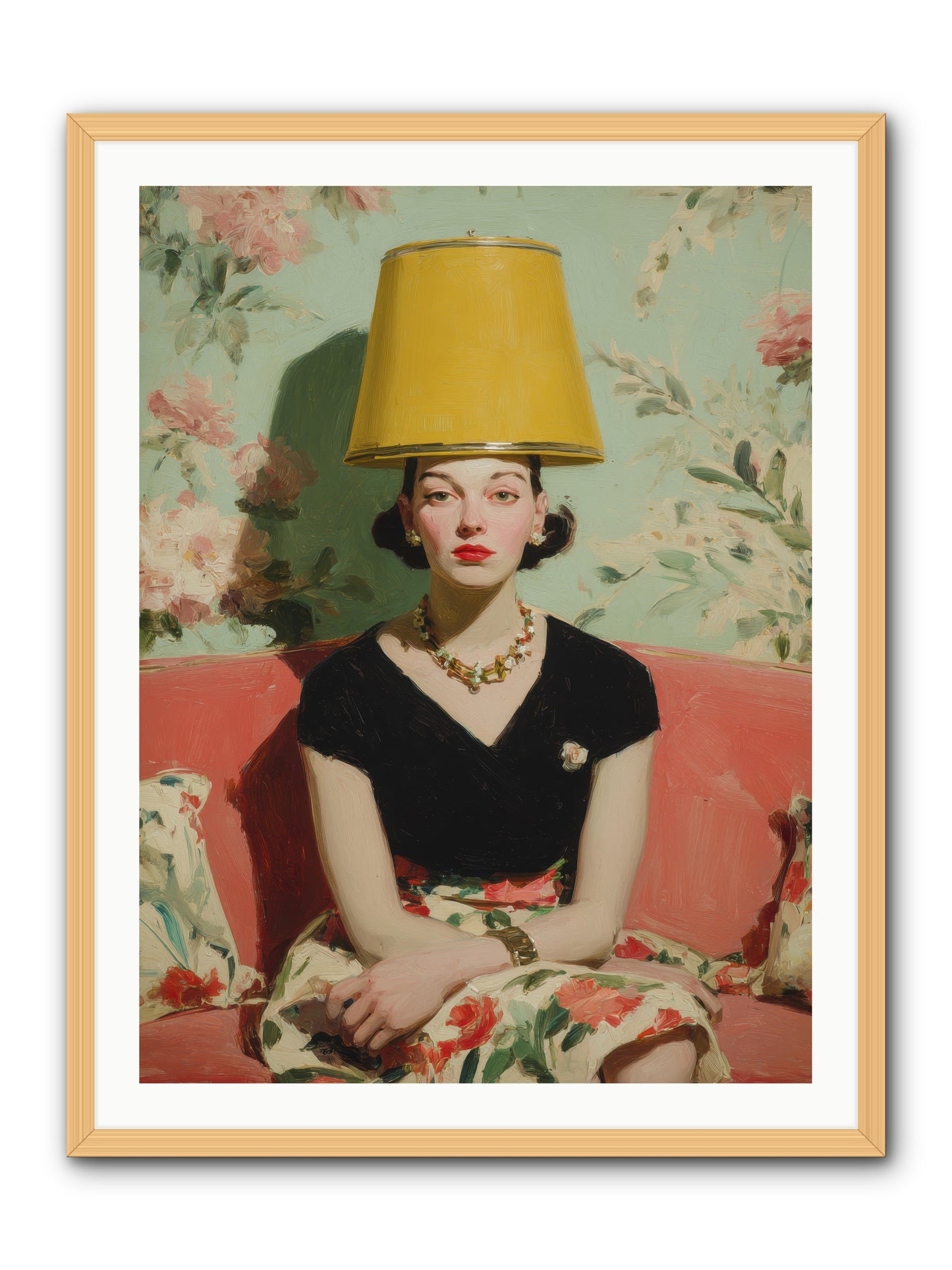 The Velvet Archive -- Framed Print - Natural 30x40