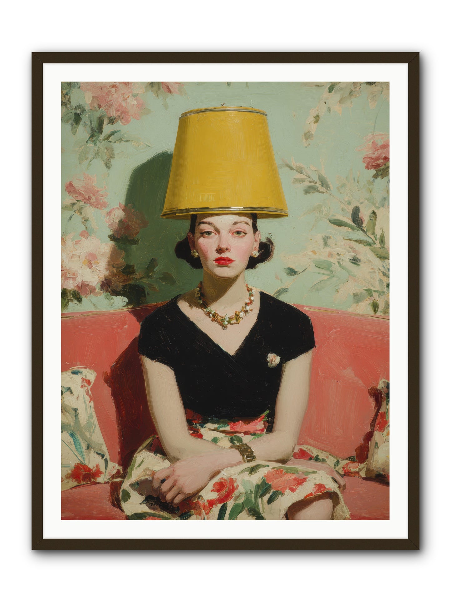 The Velvet Archive -- Framed Print - Black 36x48