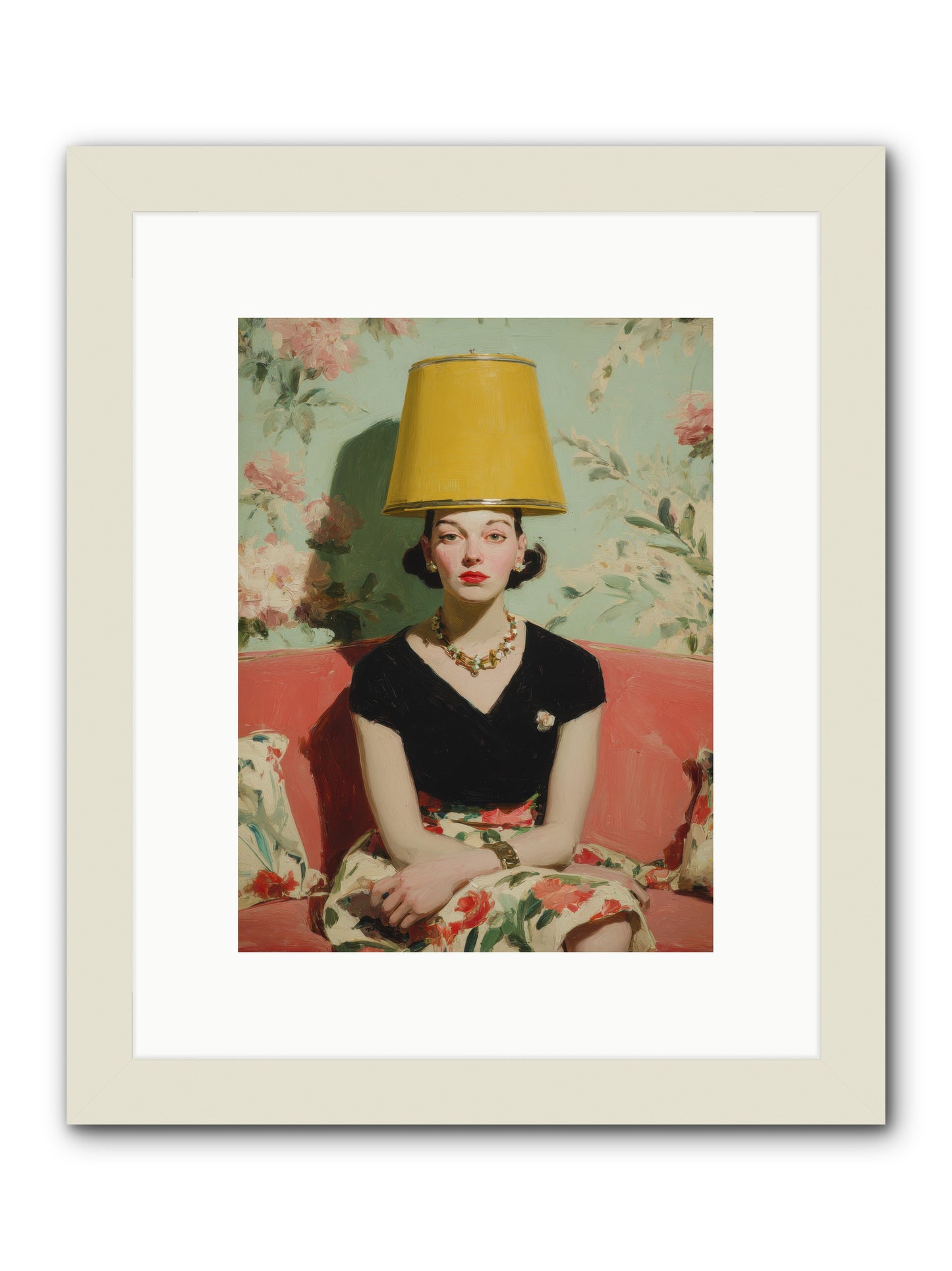 The Velvet Archive -- Framed Print - White 9x12