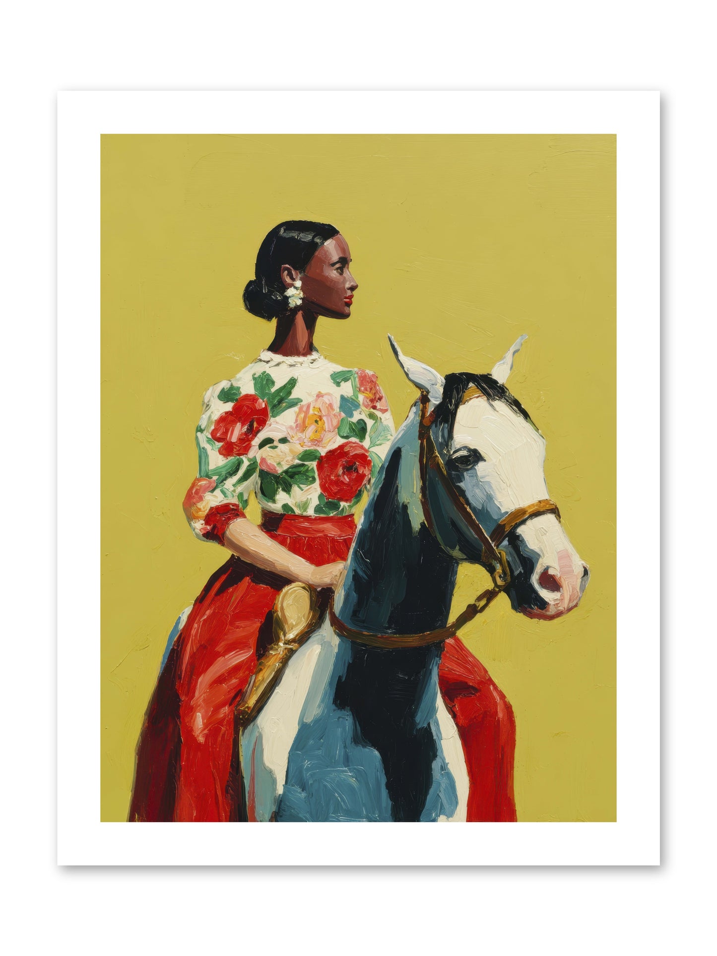The Velvet Knowing -- Loose Canvas Print 12x16