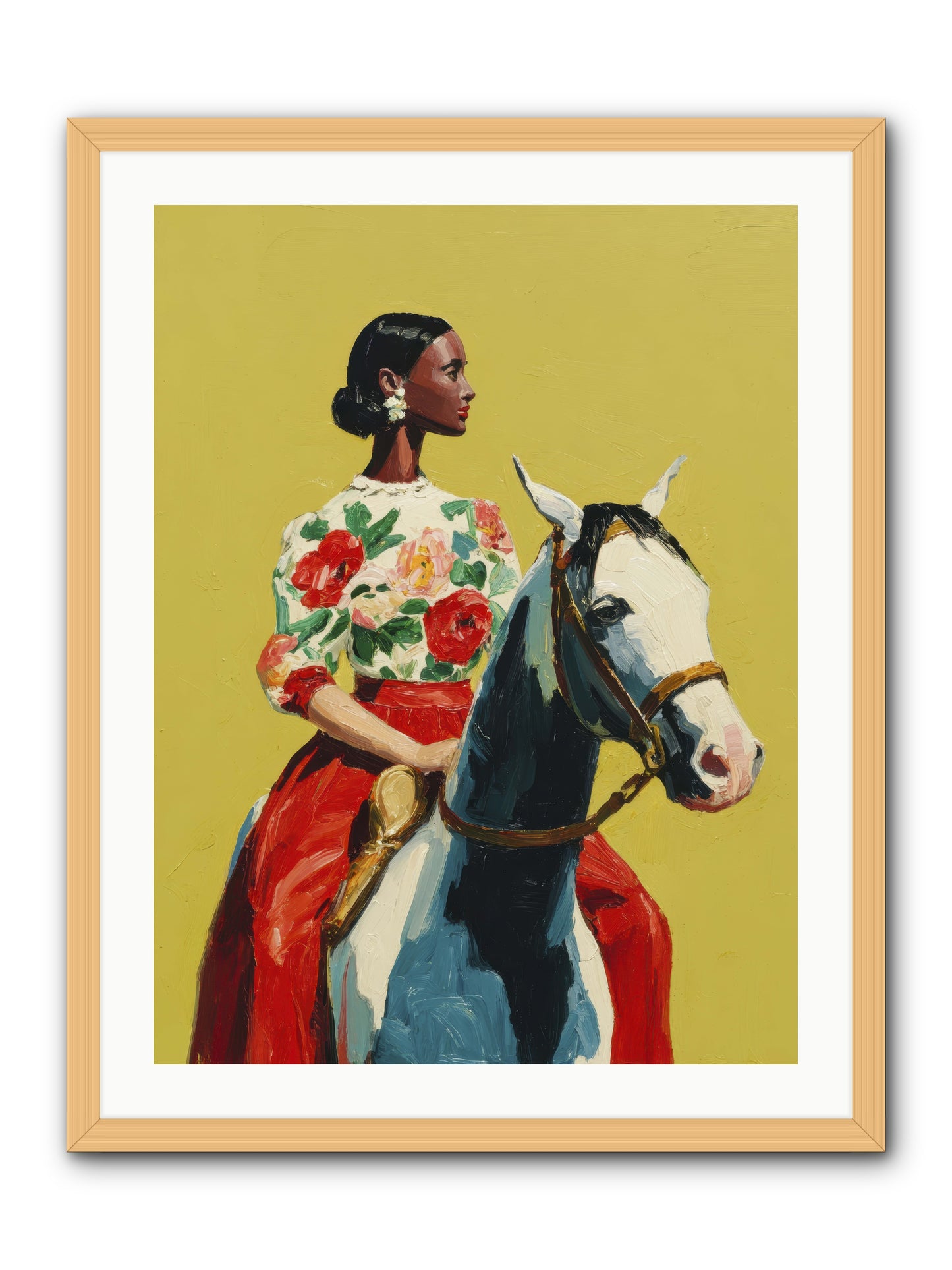 The Velvet Knowing -- Framed Print - Natural 24x32