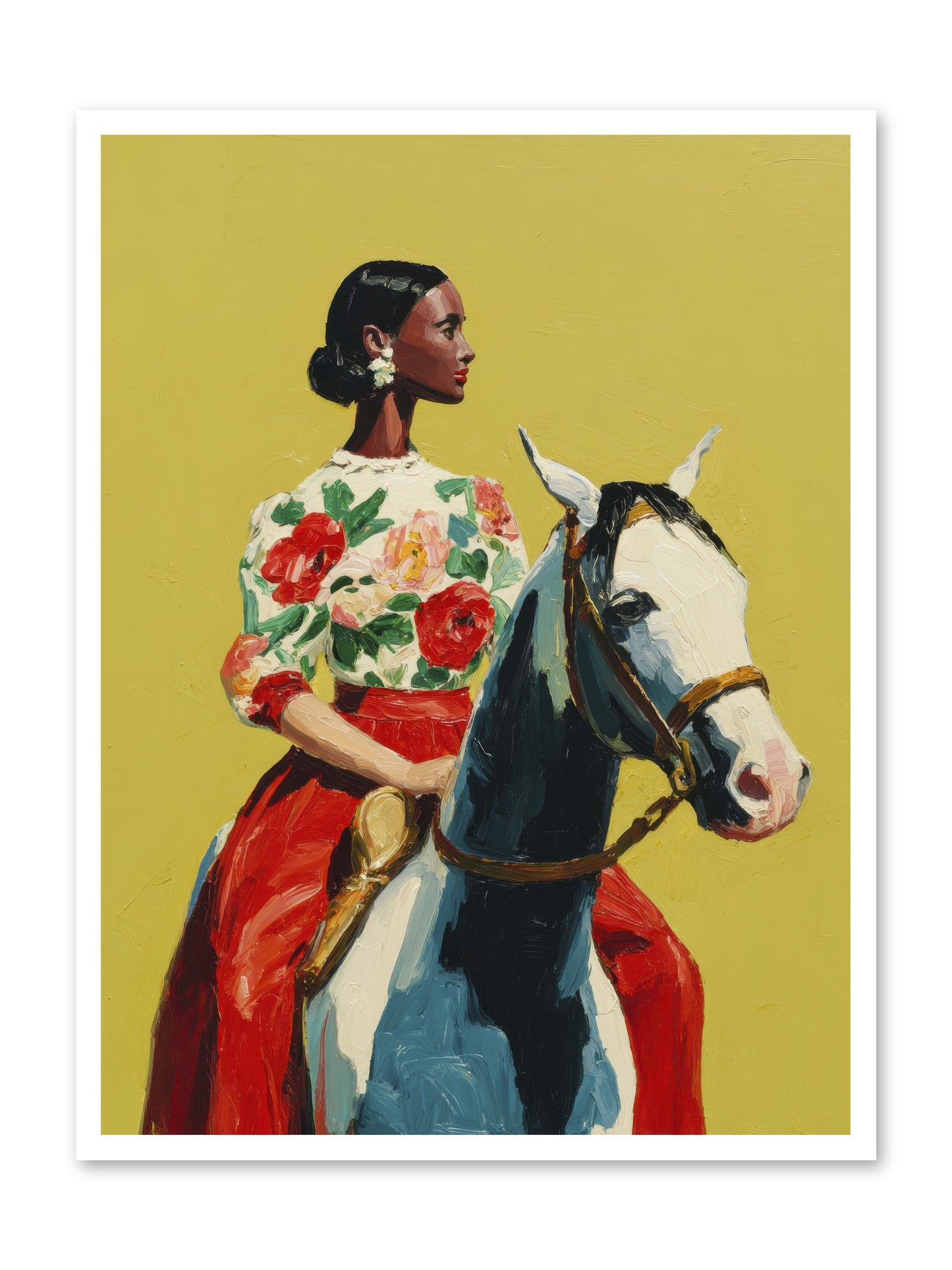 The Velvet Knowing -- Loose Canvas Print 30x40