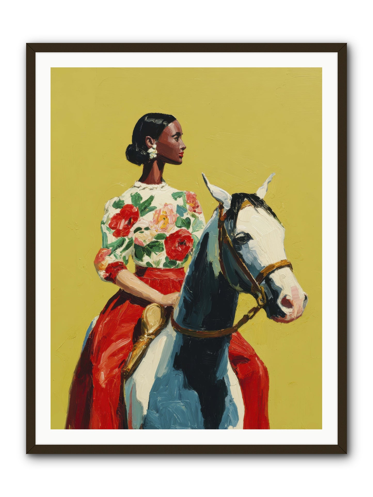 The Velvet Knowing -- Framed Print - Black 36x48