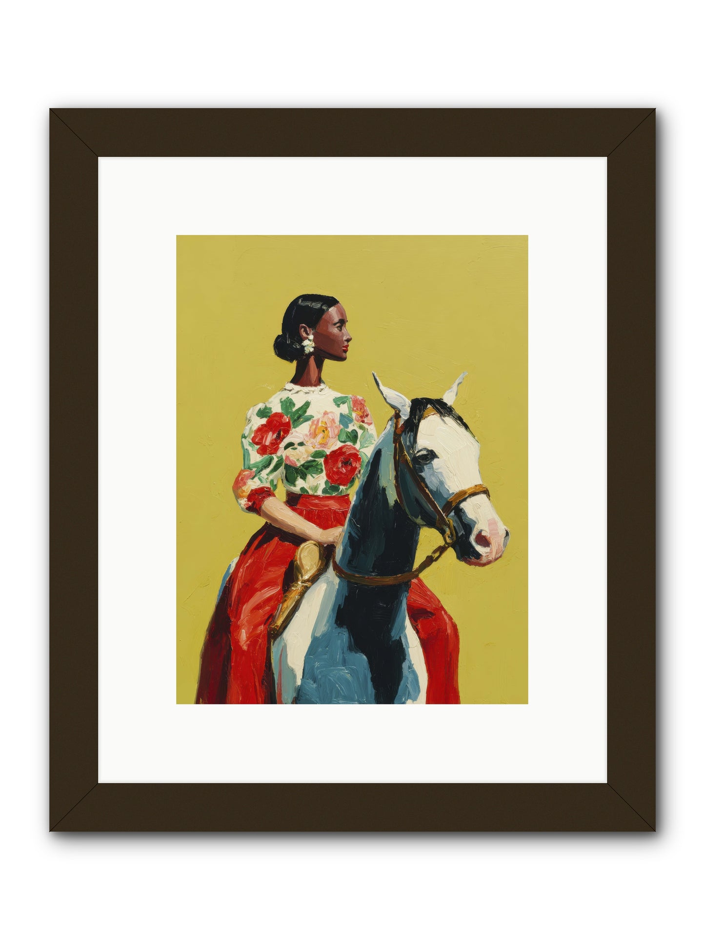 The Velvet Knowing -- Framed Print - Black 9x12