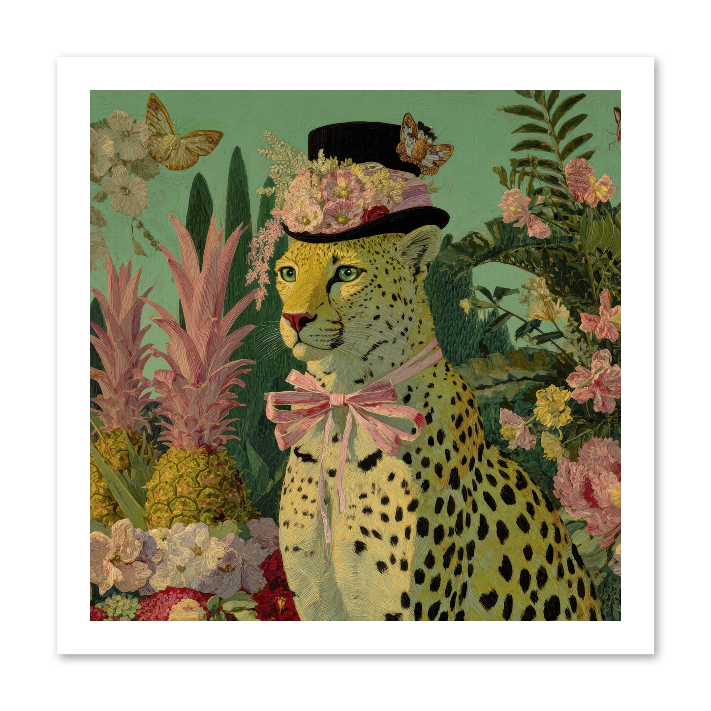 The Velvet Ledger -- Loose Canvas Print 16x16