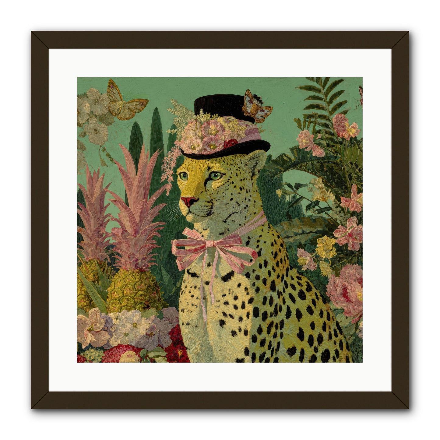 The Velvet Ledger -- Framed Print - Black 20x20