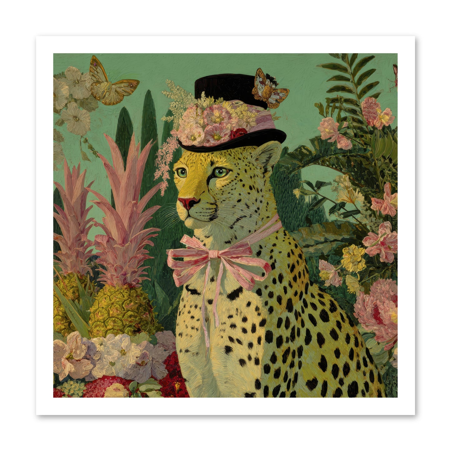 The Velvet Ledger -- Paper Print 20x20