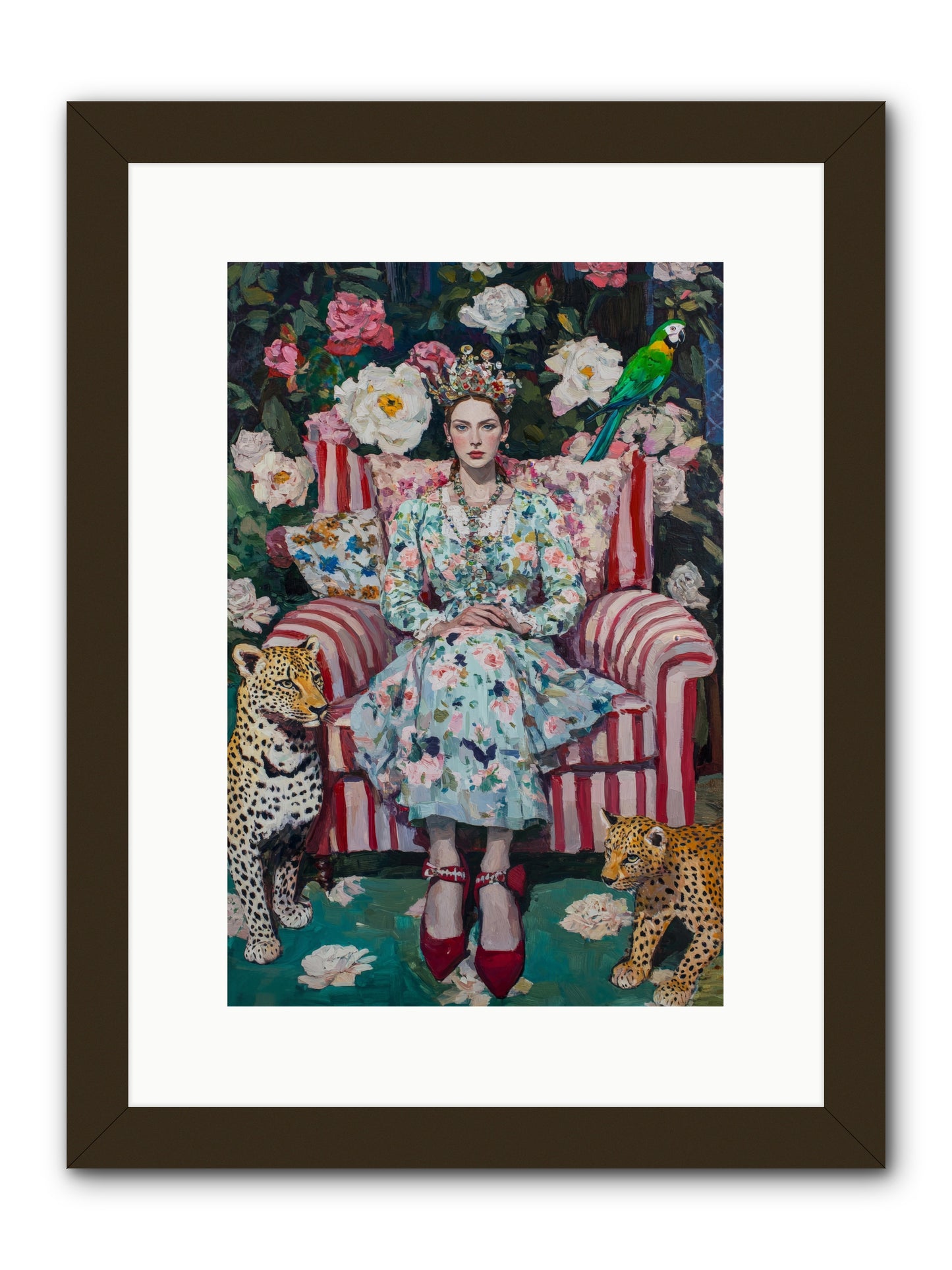 The Velvet Light -- Framed Print - Black 10x15