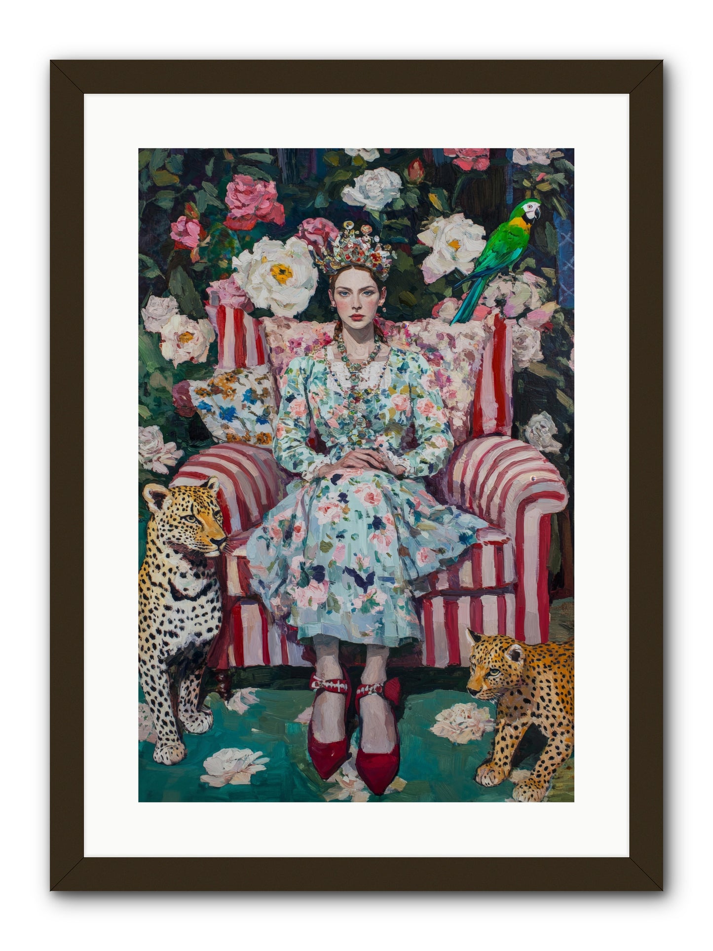 The Velvet Light -- Framed Print - Black 16x24