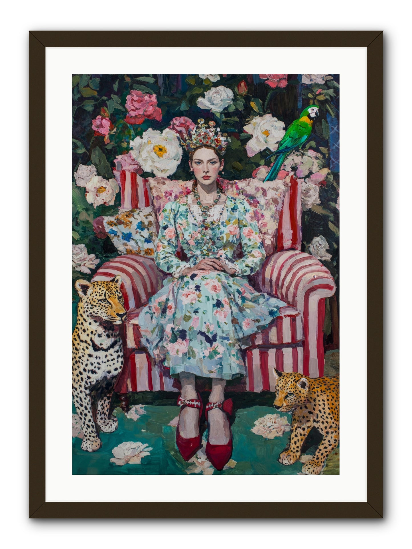 The Velvet Light -- Framed Print - Black 20x30