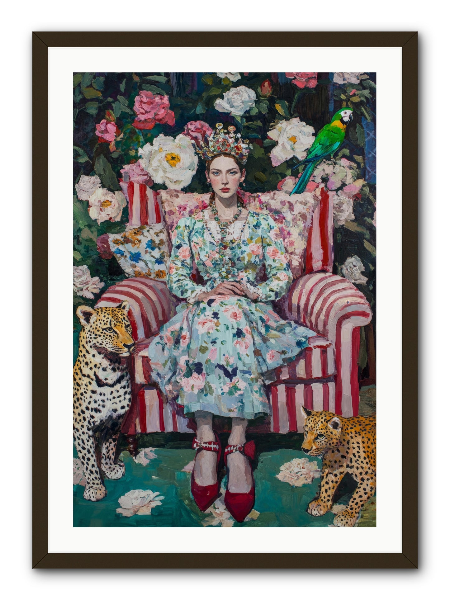 The Velvet Light -- Framed Print - Black 24x36