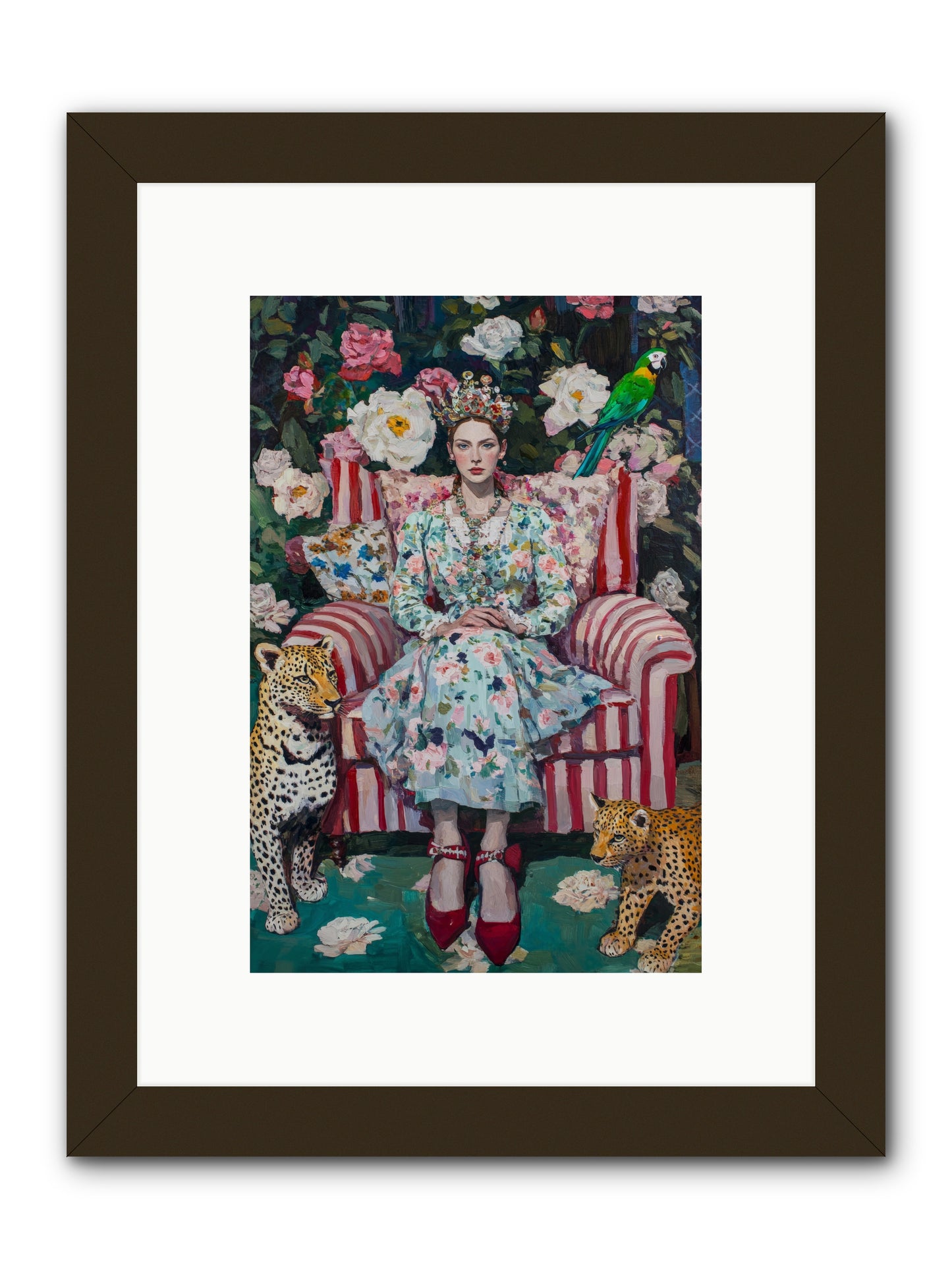 The Velvet Light -- Framed Print - Black 8x12