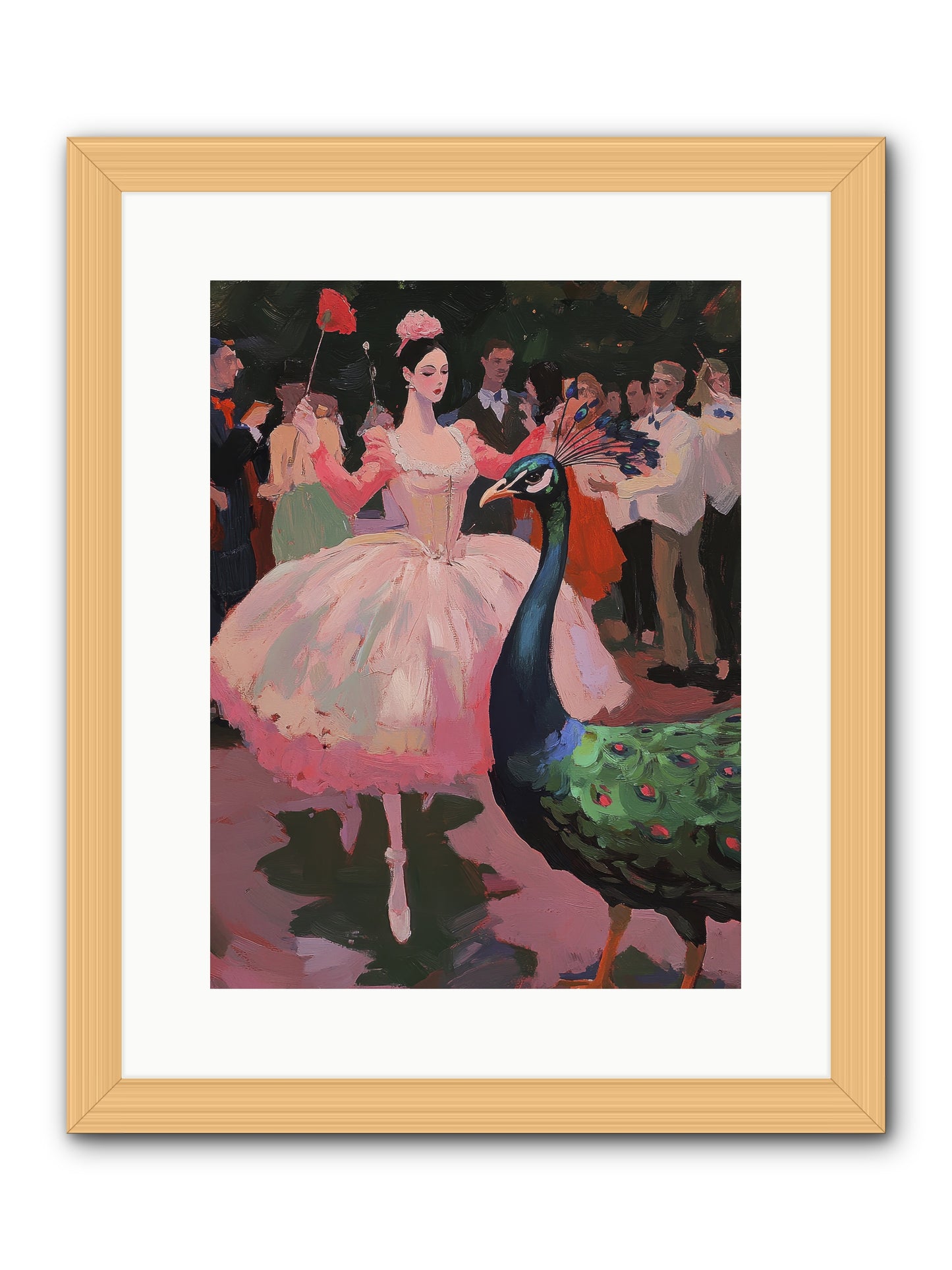 The Velvet Meridian-REZ -- Framed Print - Natural 12x16