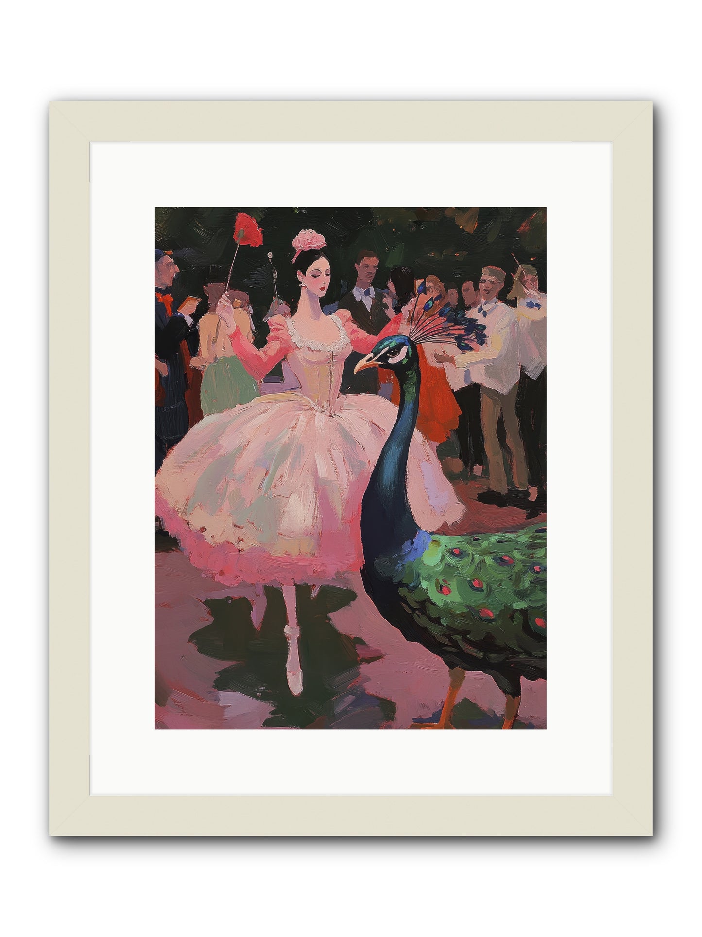 The Velvet Meridian-REZ -- Framed Print - White 12x16