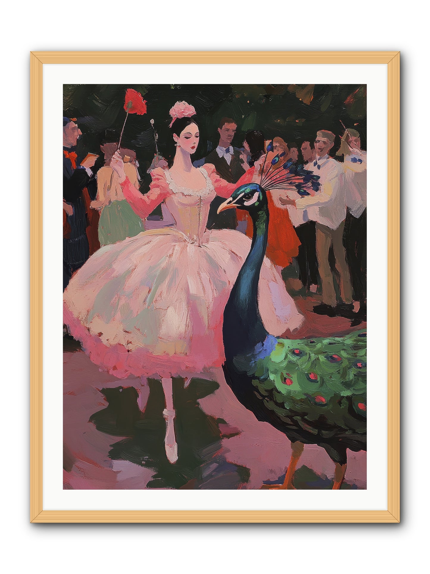 The Velvet Meridian-REZ -- Framed Print - Natural 30x40