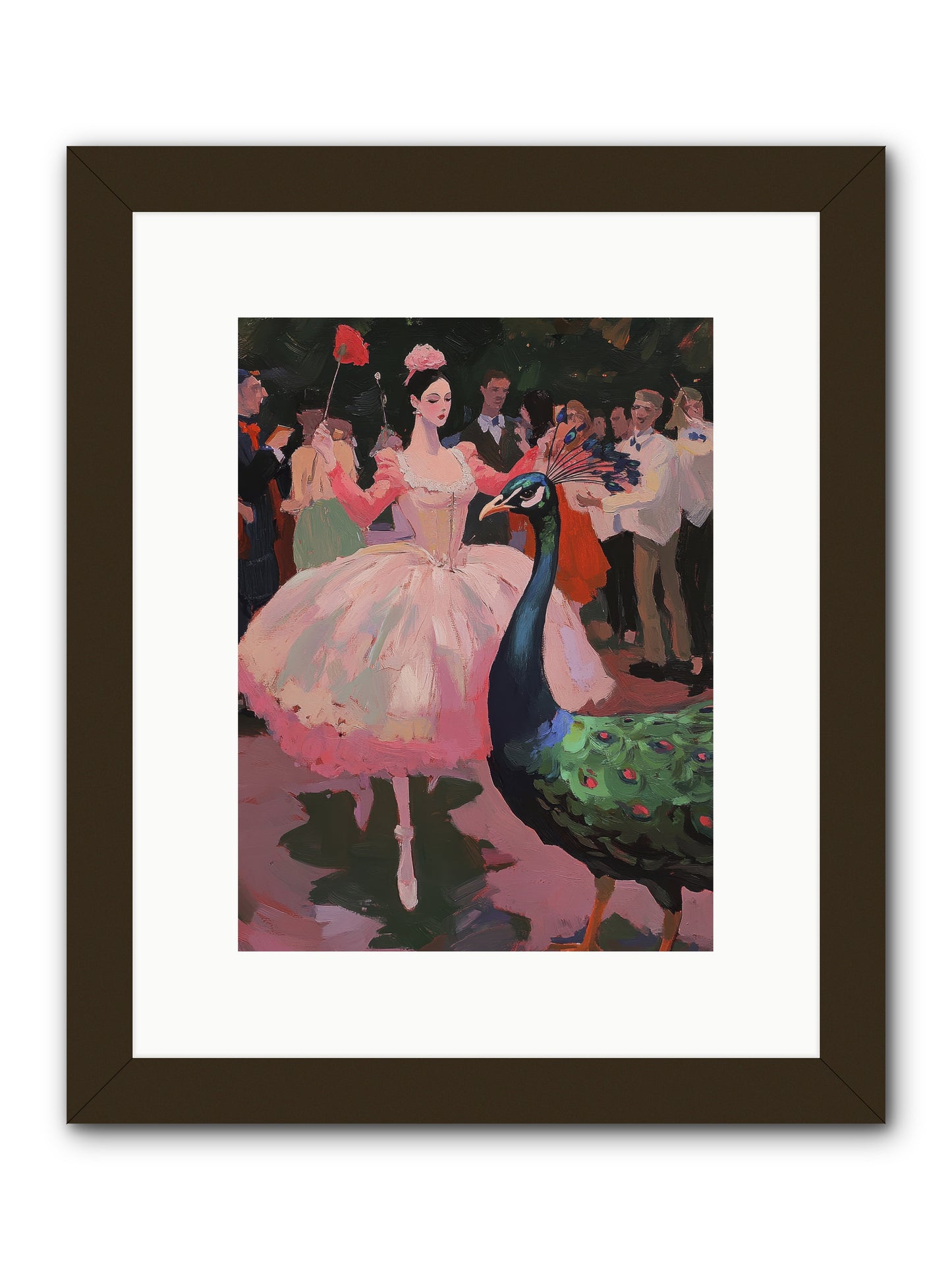 The Velvet Meridian-REZ -- Framed Print - Black 9x12