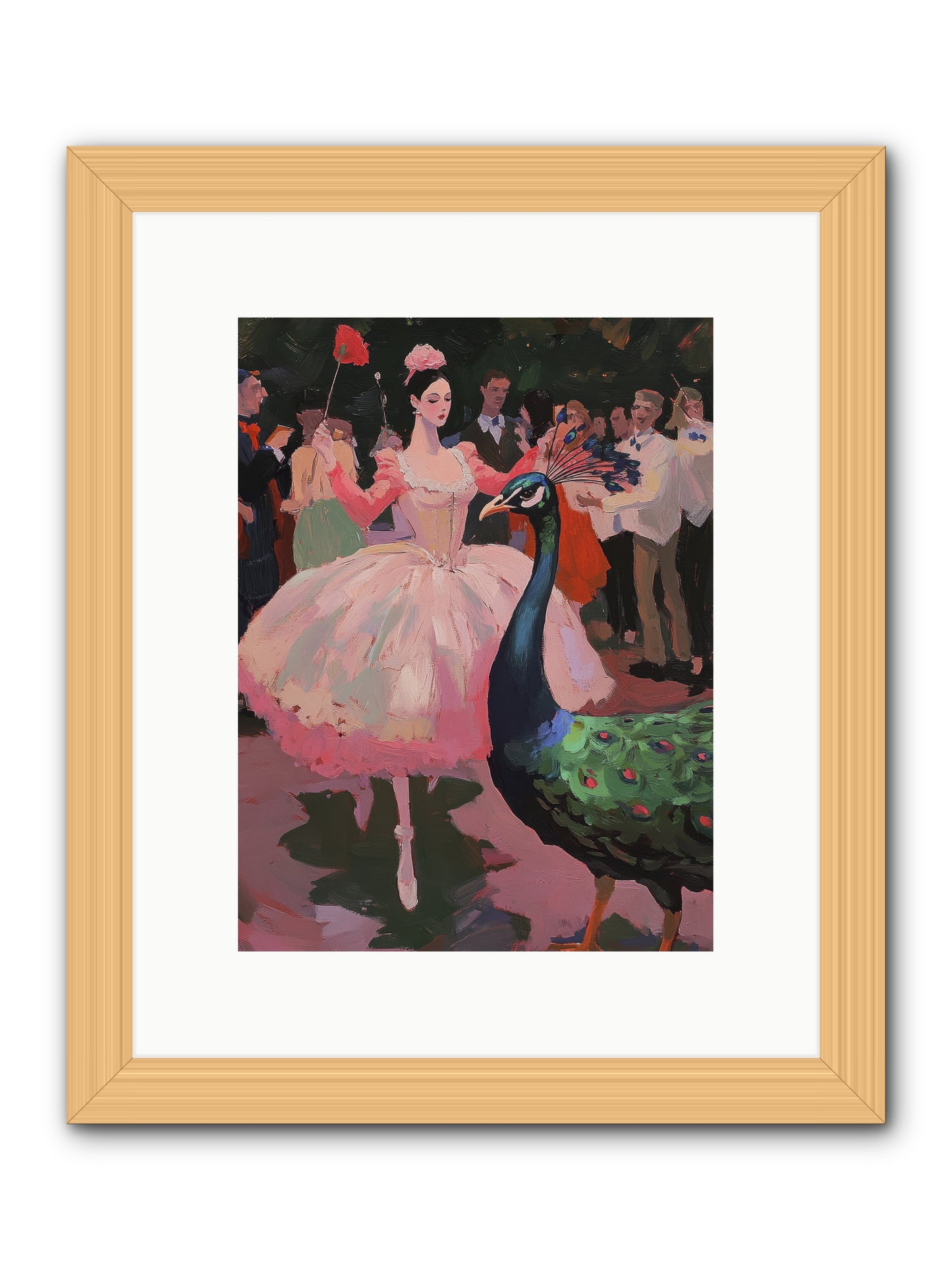 The Velvet Meridian-REZ -- Framed Print - Natural 9x12