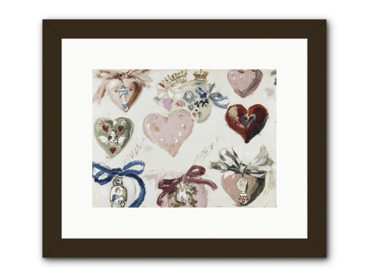 The Velvet Note -- Framed Print - Black 12x9