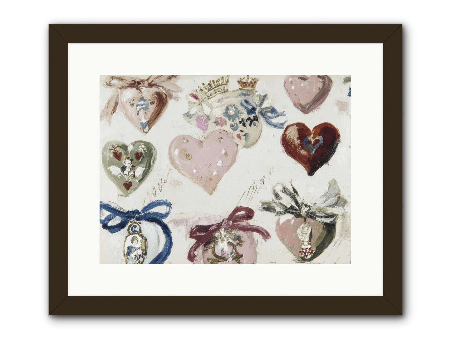 The Velvet Note -- Framed Print - Black 16x12