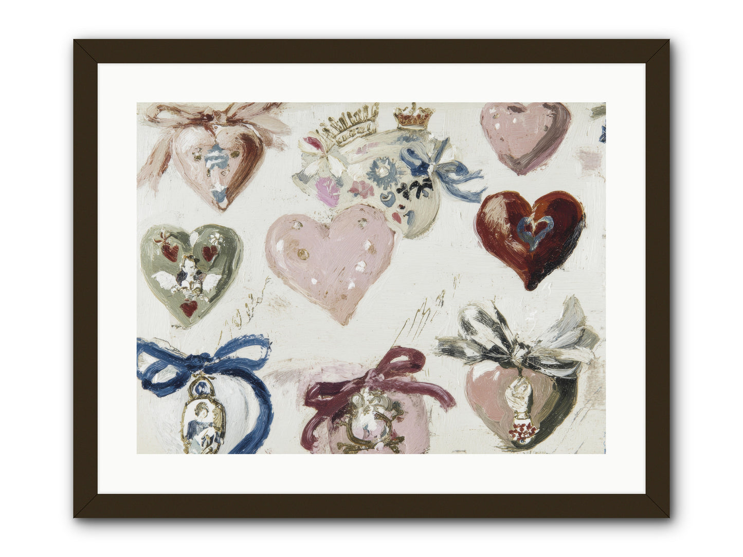 The Velvet Note -- Framed Print - Black 24x18