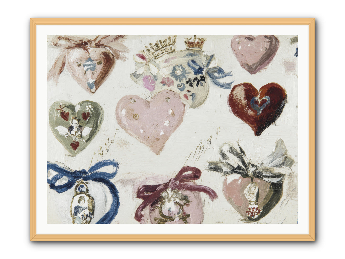 The Velvet Note -- Framed Print - Natural 48x36