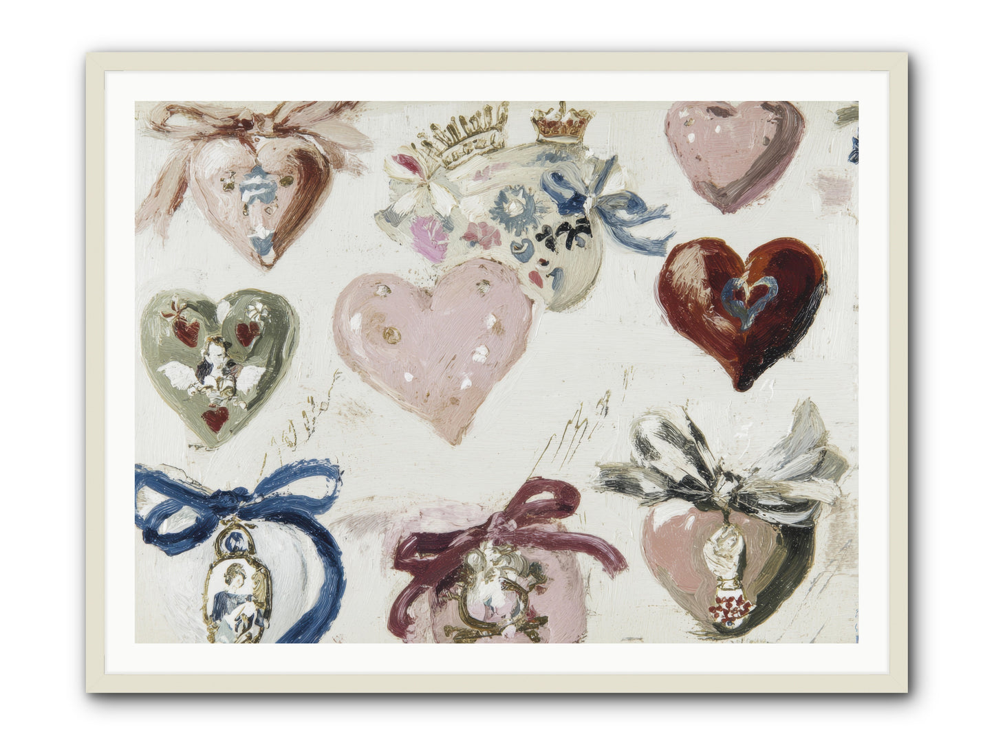 The Velvet Note -- Framed Print - White 48x36