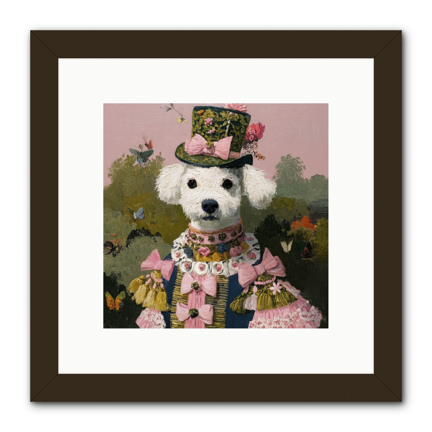 The Velvet Parlour -- Framed Print - Black 10x10
