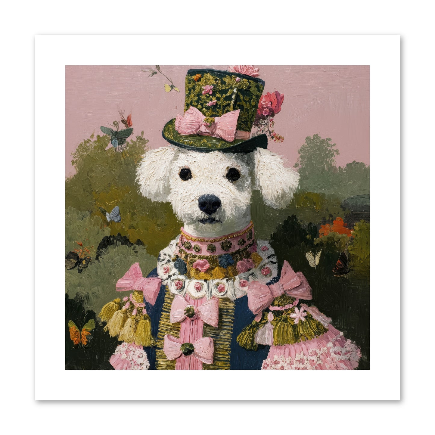 The Velvet Parlour -- Loose Canvas Print 10x10