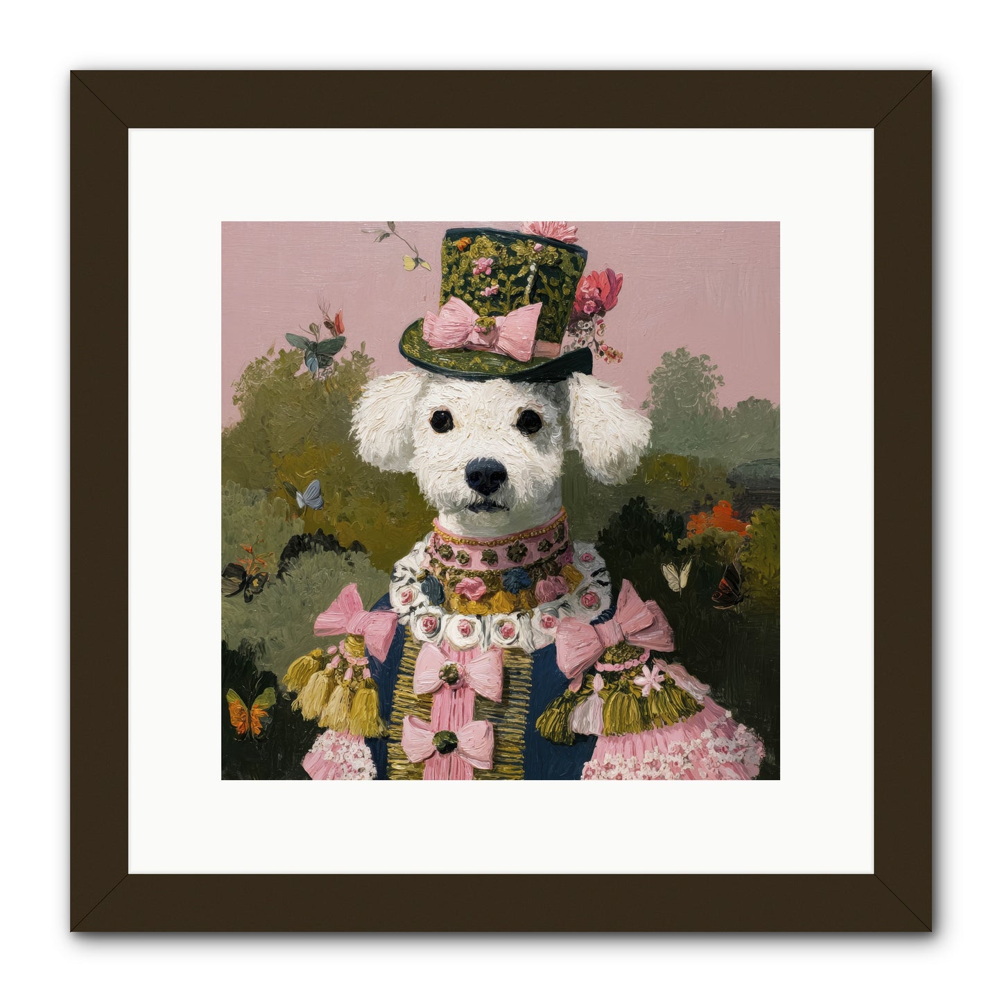 The Velvet Parlour -- Framed Print - Black 12x12