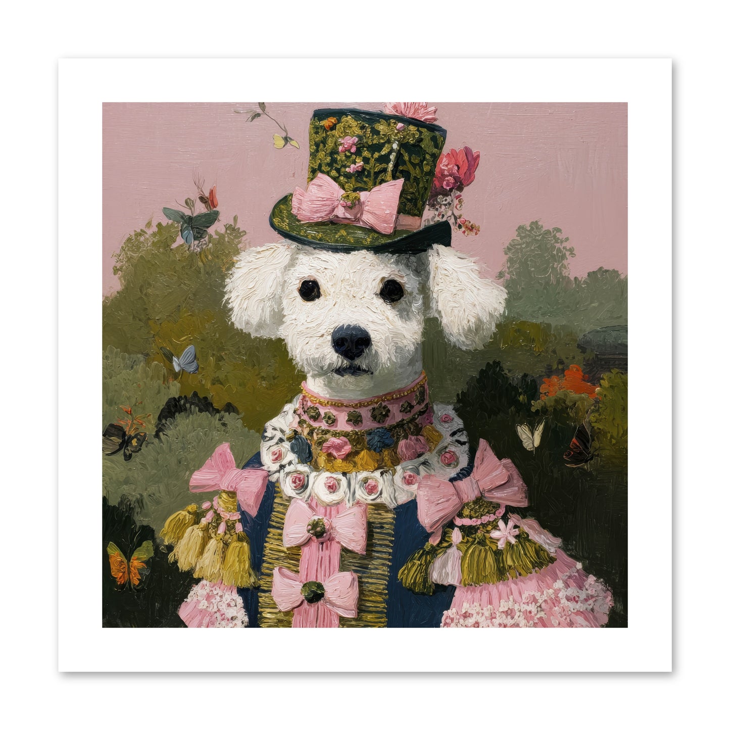 The Velvet Parlour -- Loose Canvas Print 12x12