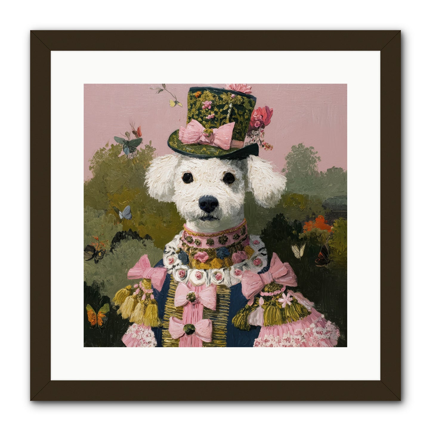 The Velvet Parlour -- Framed Print - Black 16x16