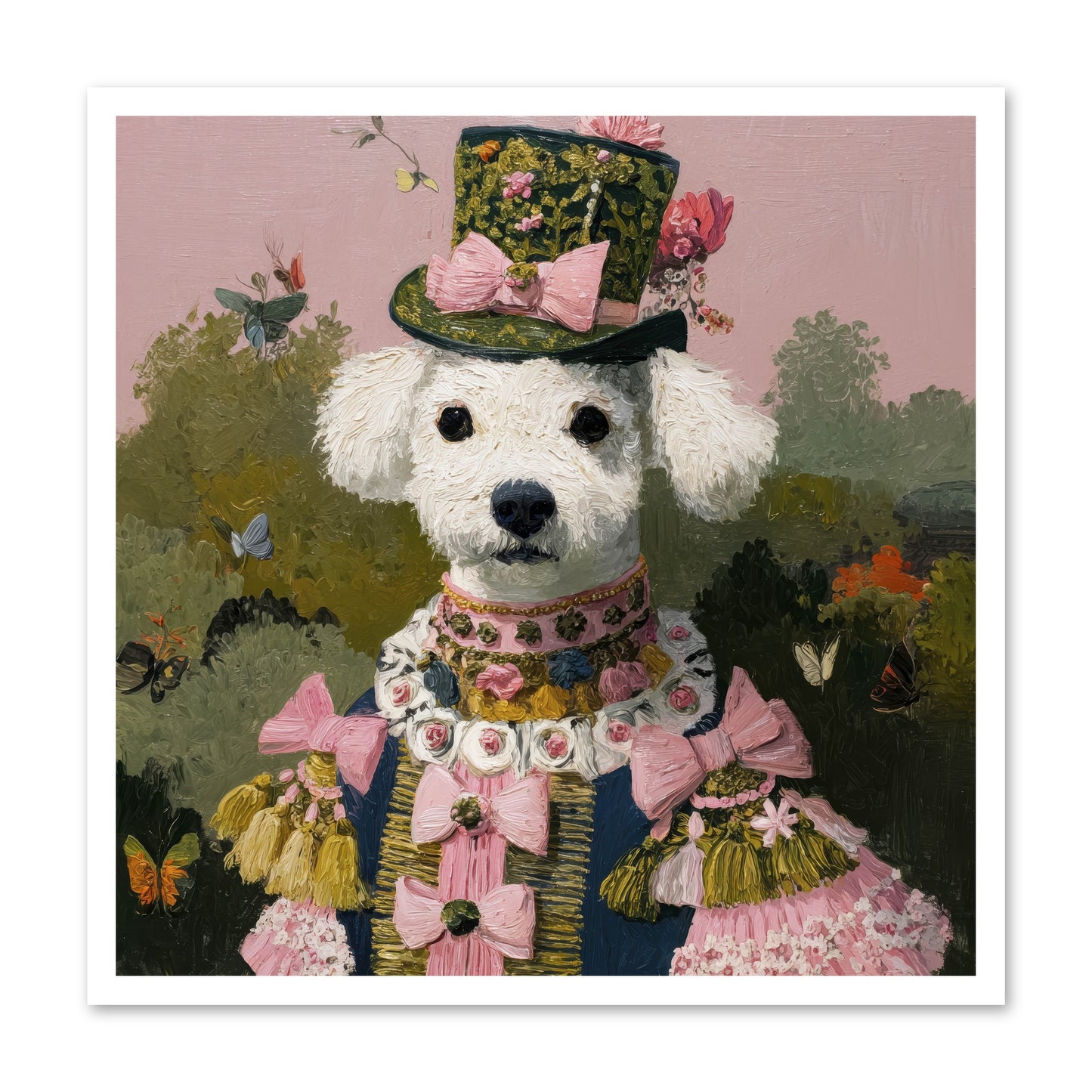 The Velvet Parlour -- Loose Canvas Print 30x30