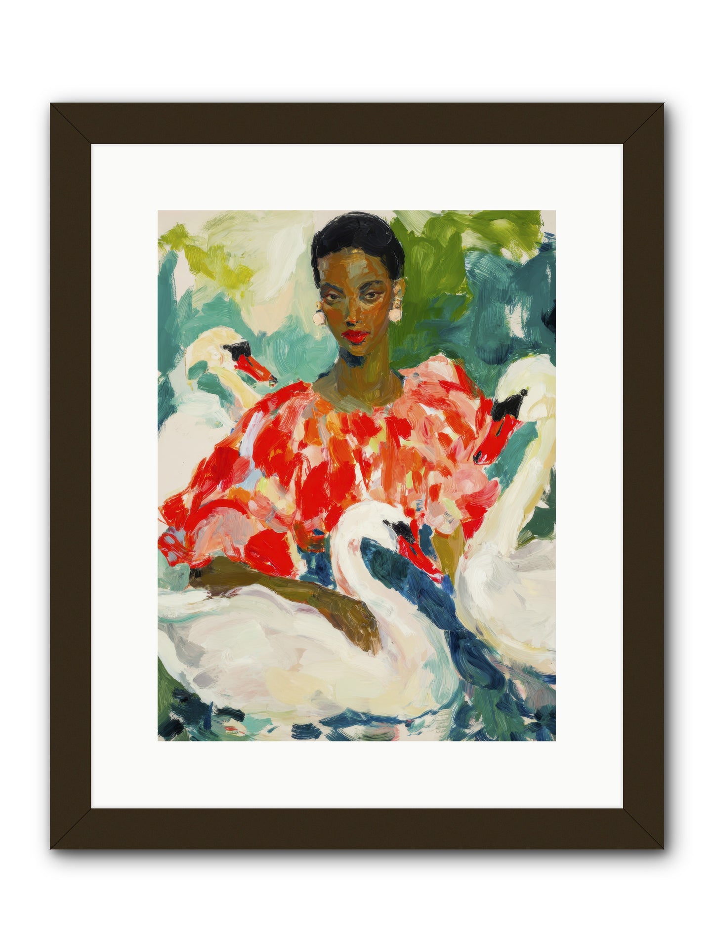 The Velvet Quill-REZ -- Framed Print - Black 12x16