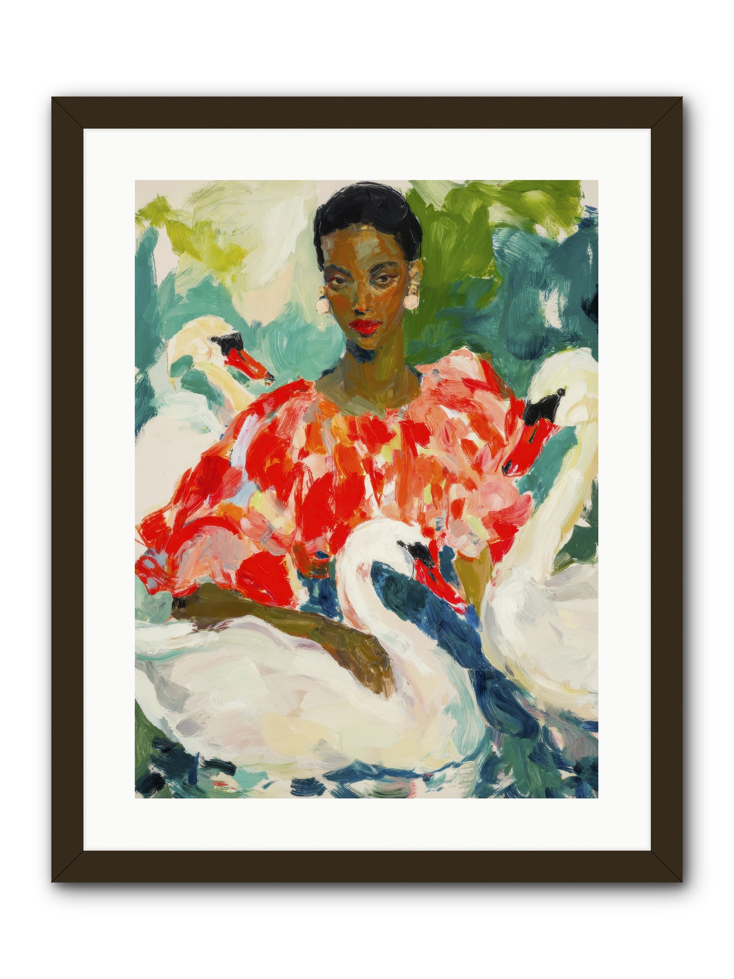 The Velvet Quill-REZ -- Framed Print - Black 18x24