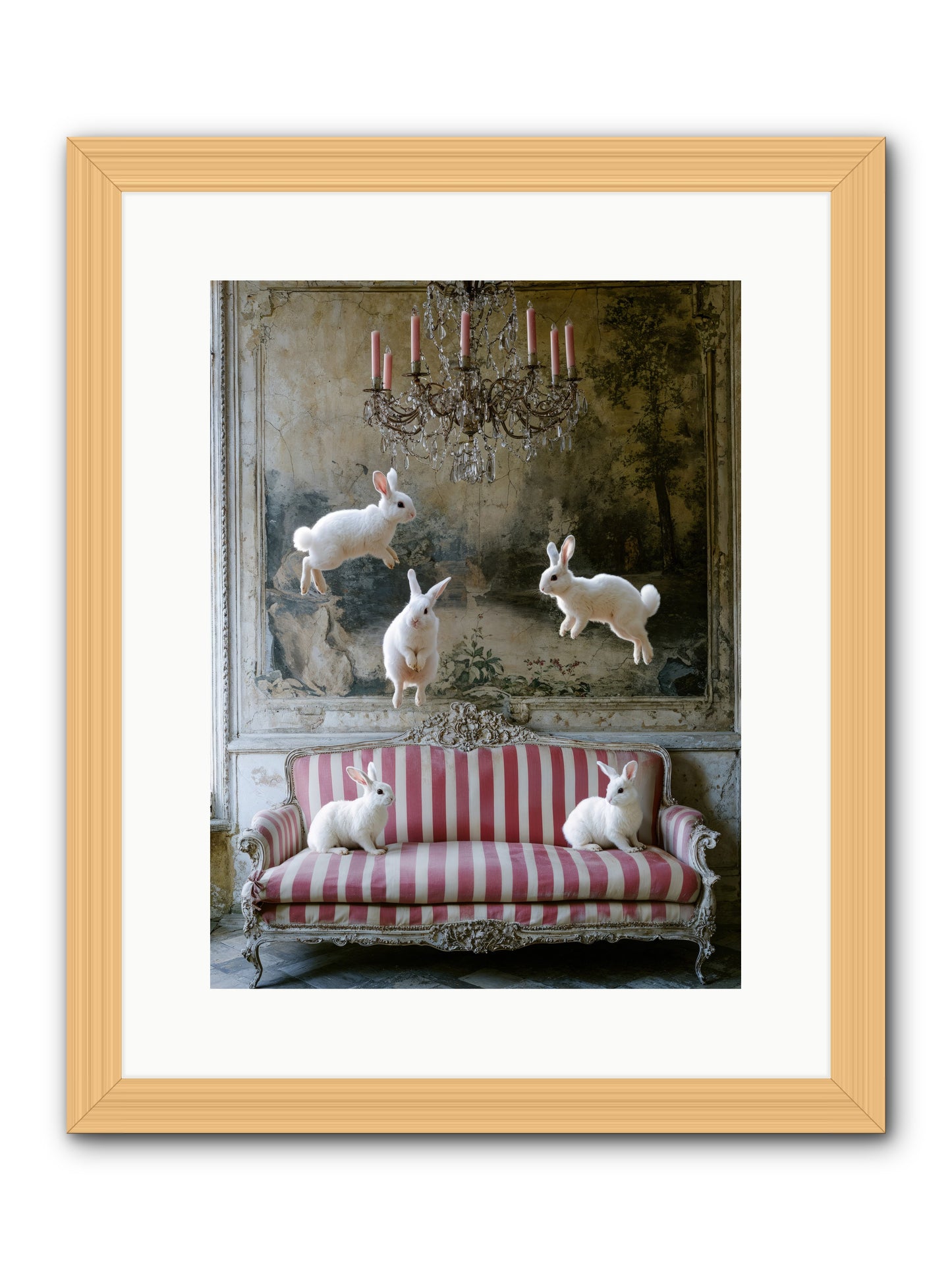 The Velvet Revolution -- Framed Print - Natural 12x16