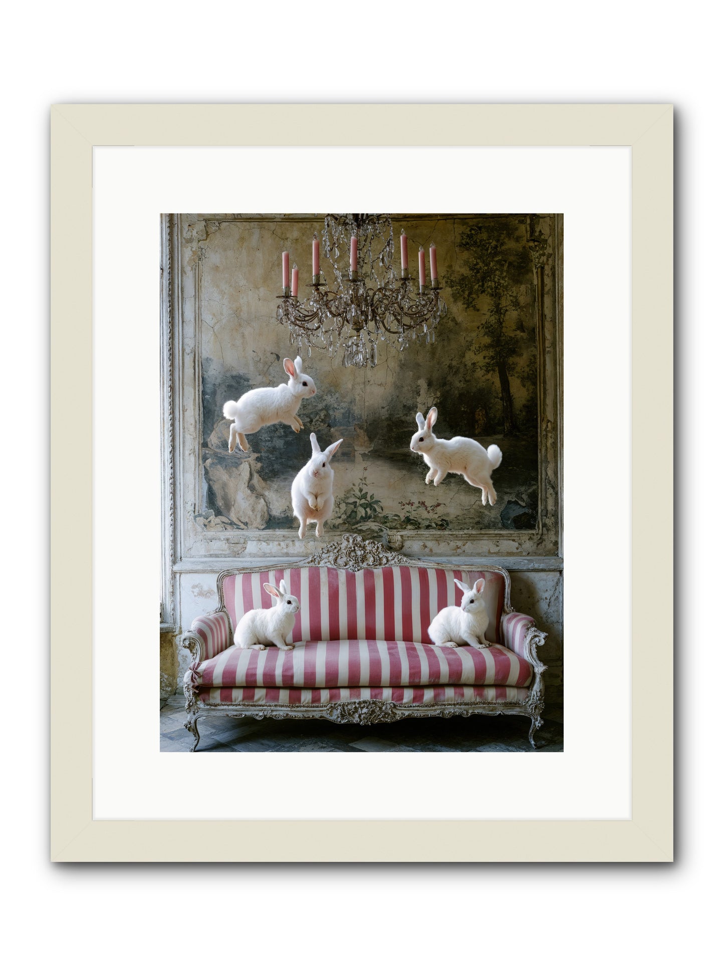 The Velvet Revolution -- Framed Print - White 12x16