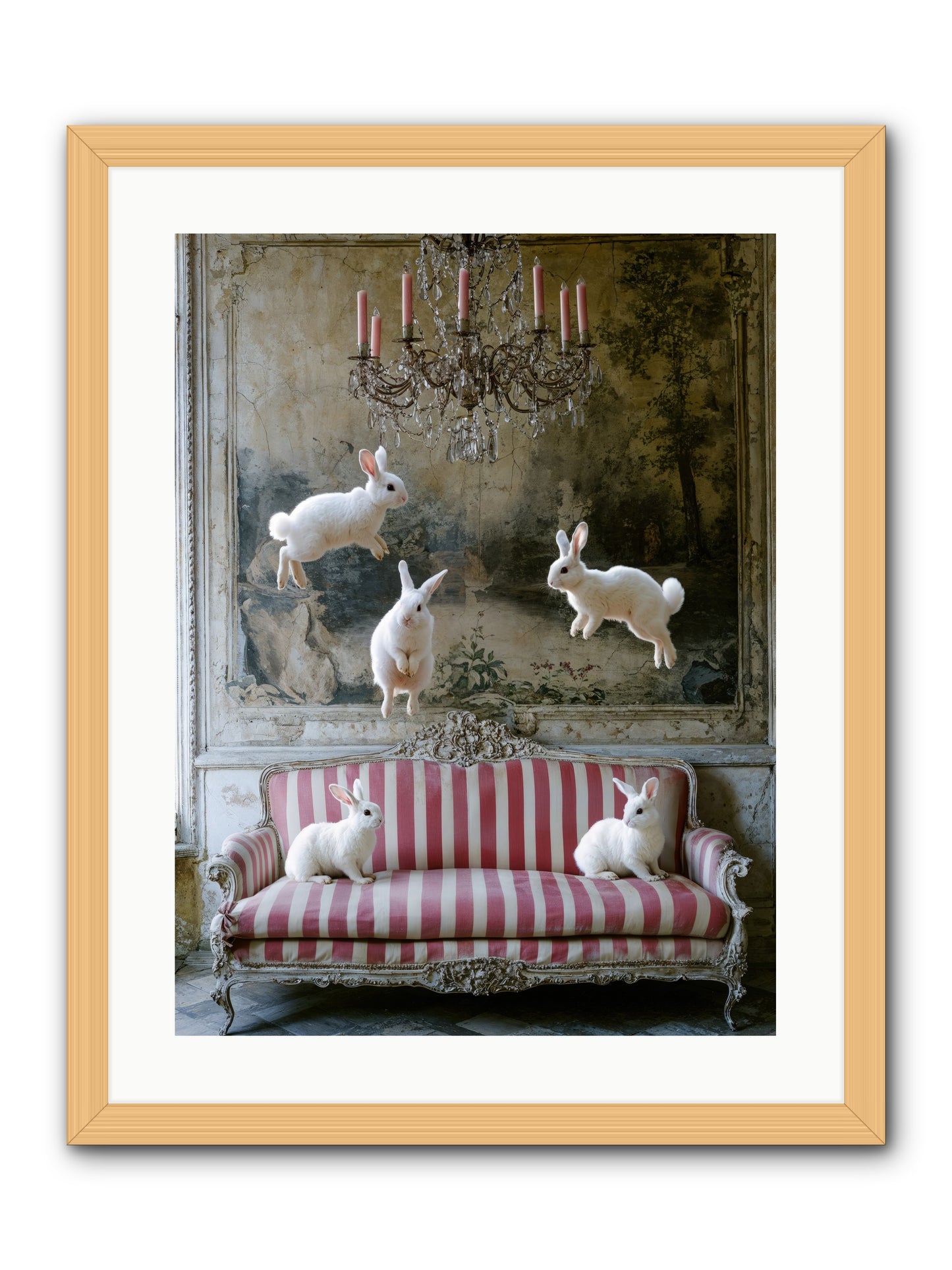 The Velvet Revolution -- Framed Print - Natural 18x24