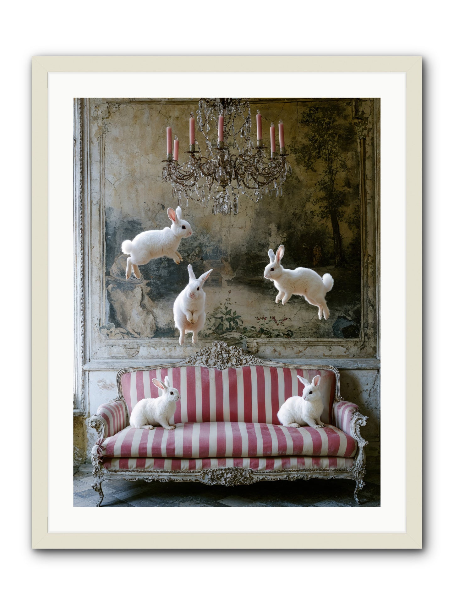 The Velvet Revolution -- Framed Print - White 24x32