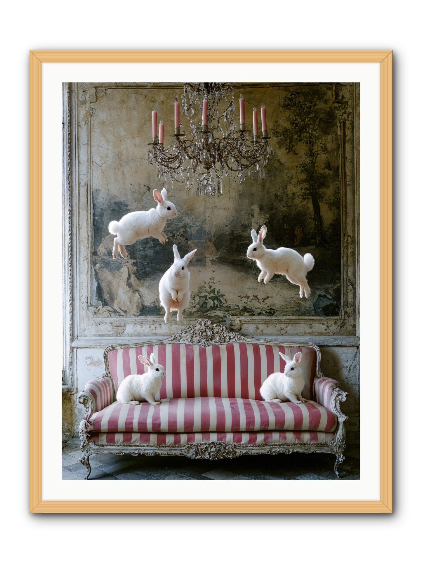 The Velvet Revolution -- Framed Print - Natural 30x40