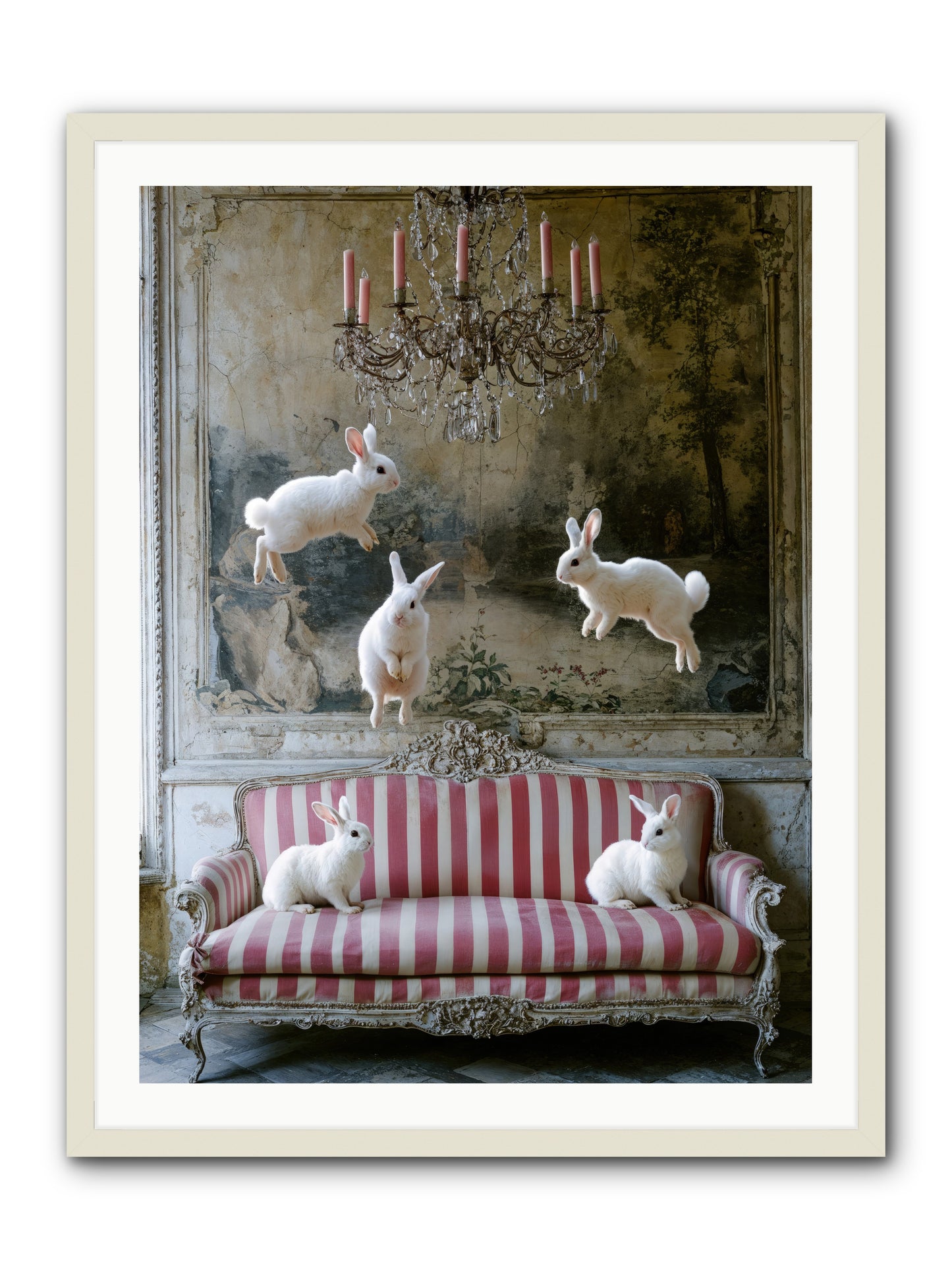 The Velvet Revolution -- Framed Print - White 30x40
