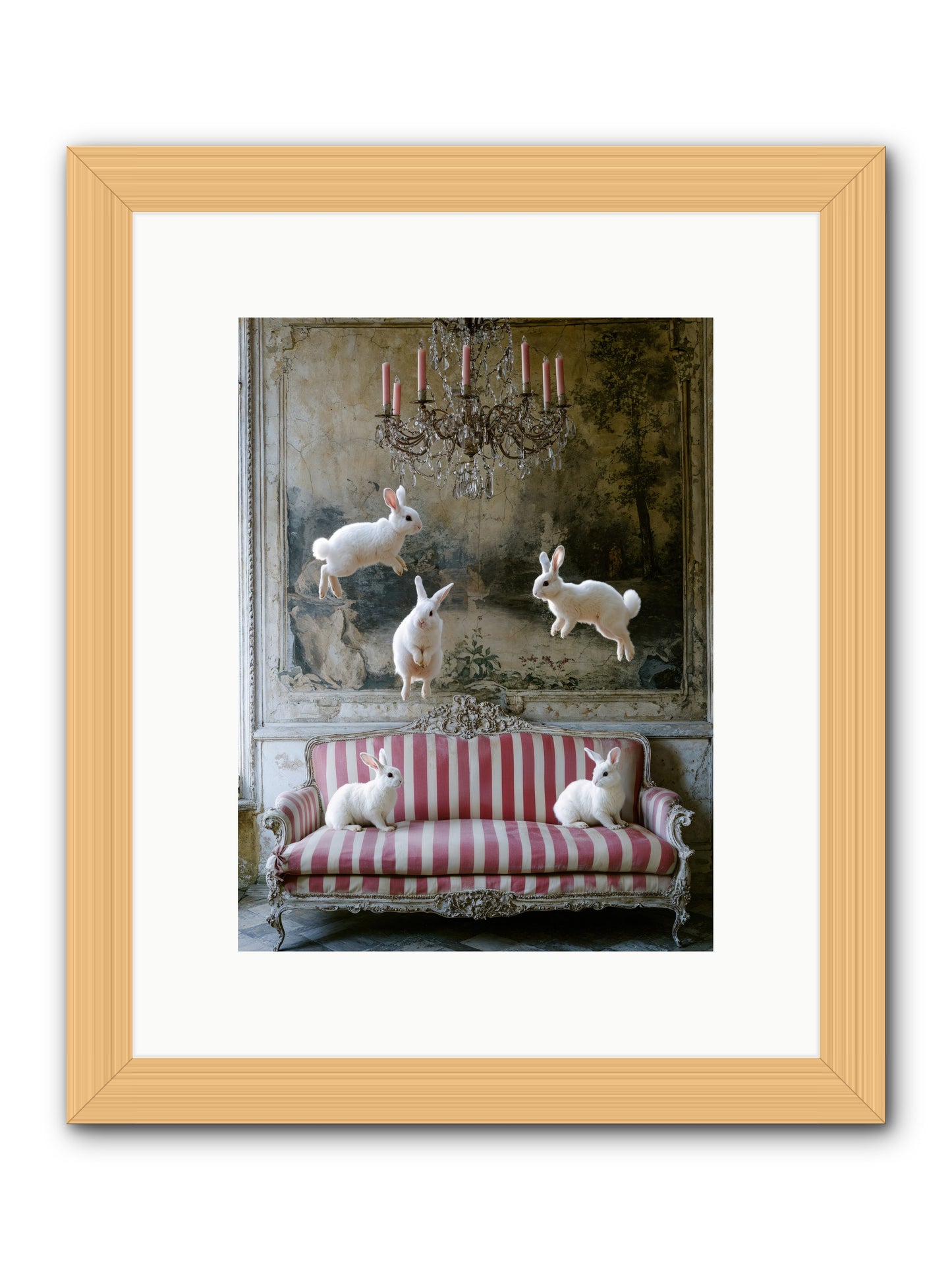 The Velvet Revolution -- Framed Print - Natural 9x12