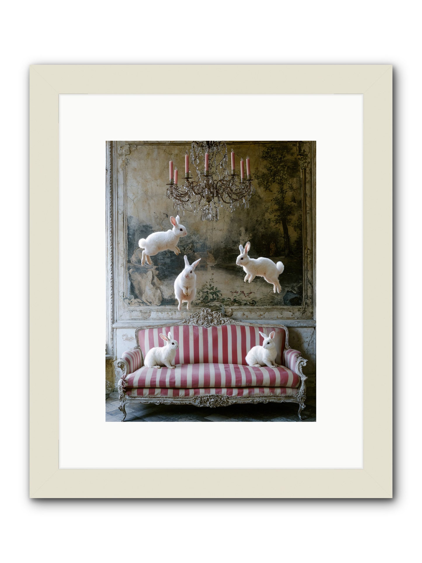 The Velvet Revolution -- Framed Print - White 9x12