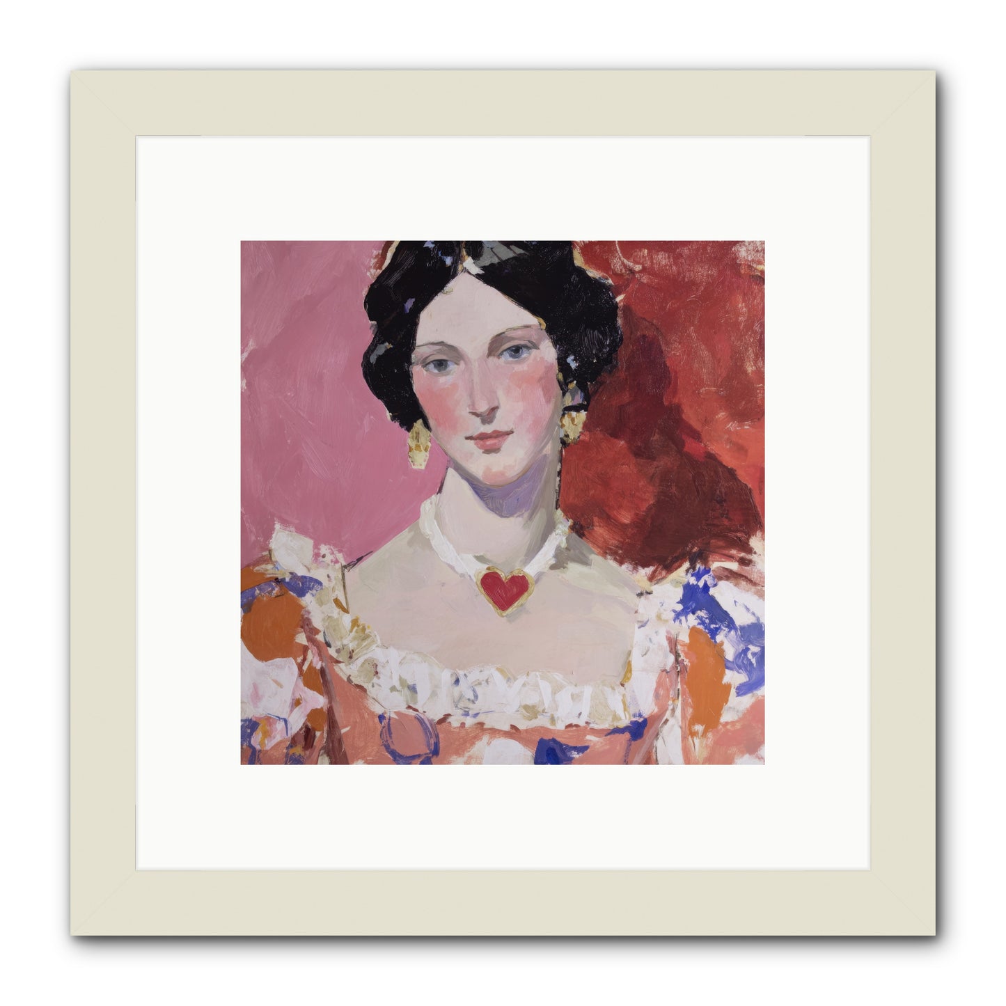 The Velvet Ribbon Society -- Framed Print - White 10x10