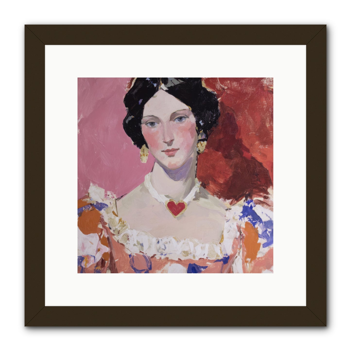 The Velvet Ribbon Society -- Framed Print - Black 12x12