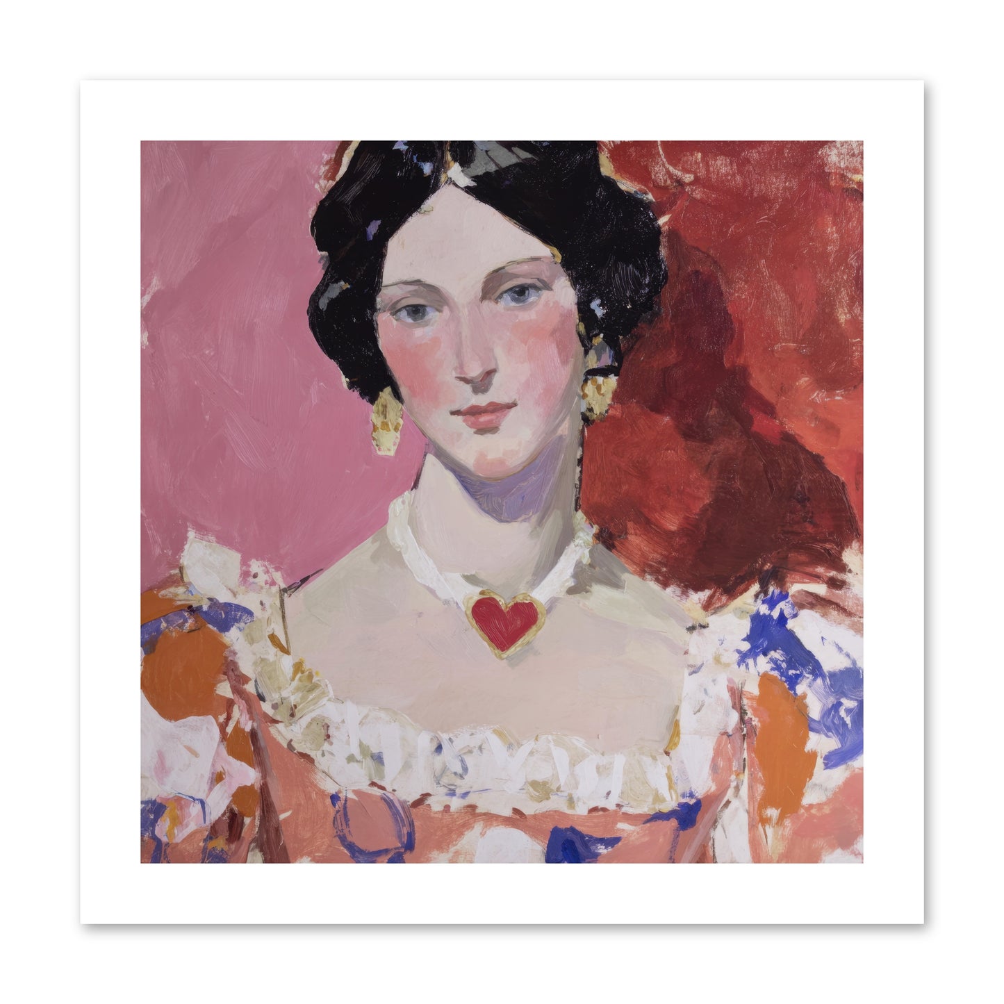 The Velvet Ribbon Society -- Loose Canvas Print 12x12