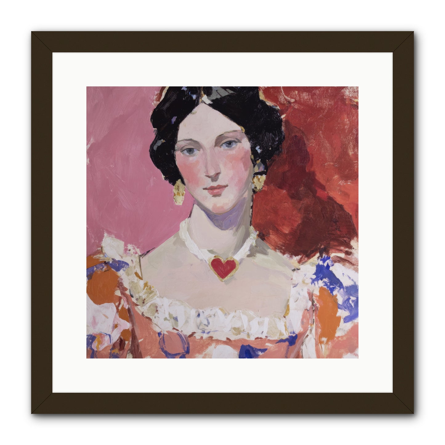 The Velvet Ribbon Society -- Framed Print - Black 16x16
