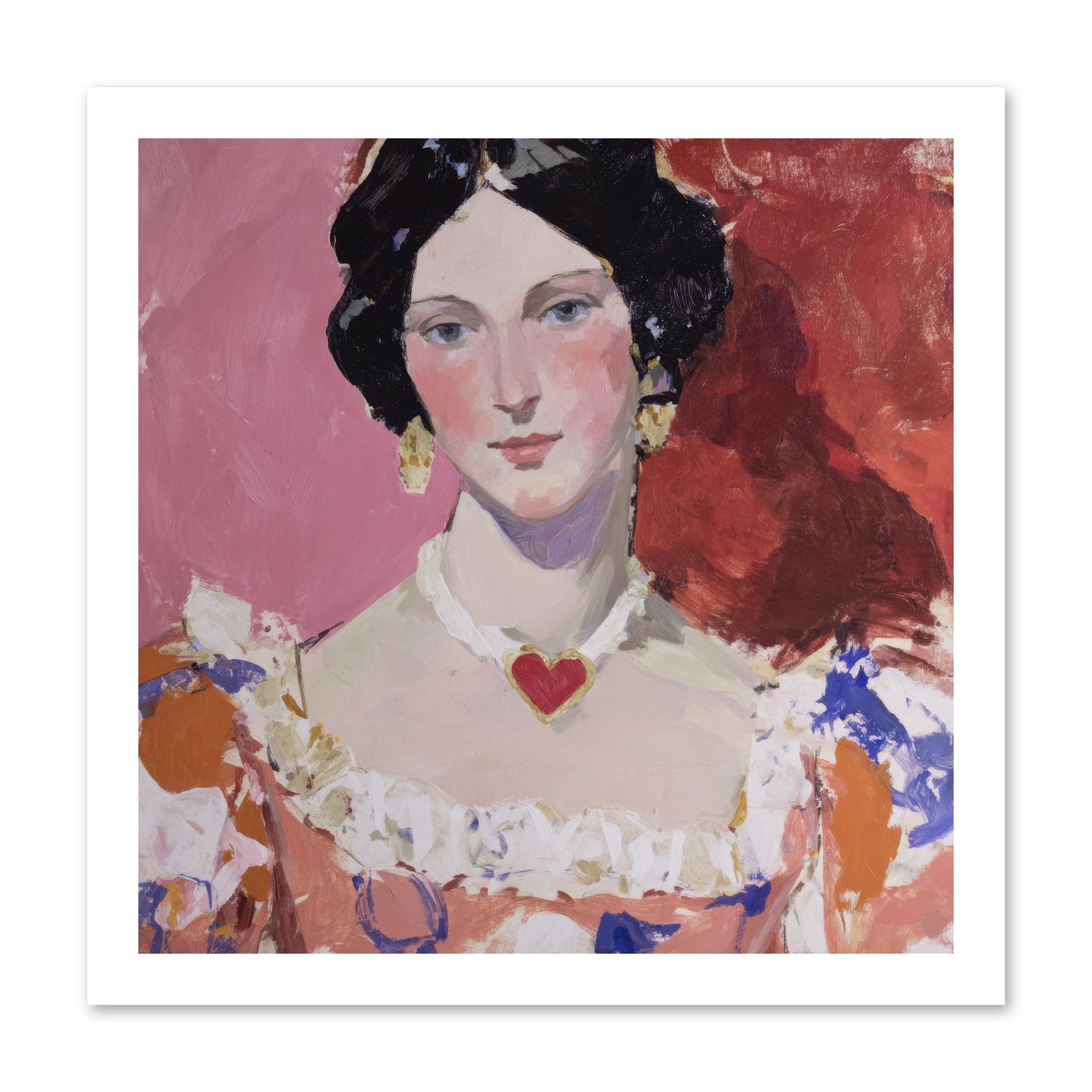 The Velvet Ribbon Society -- Loose Canvas Print 16x16