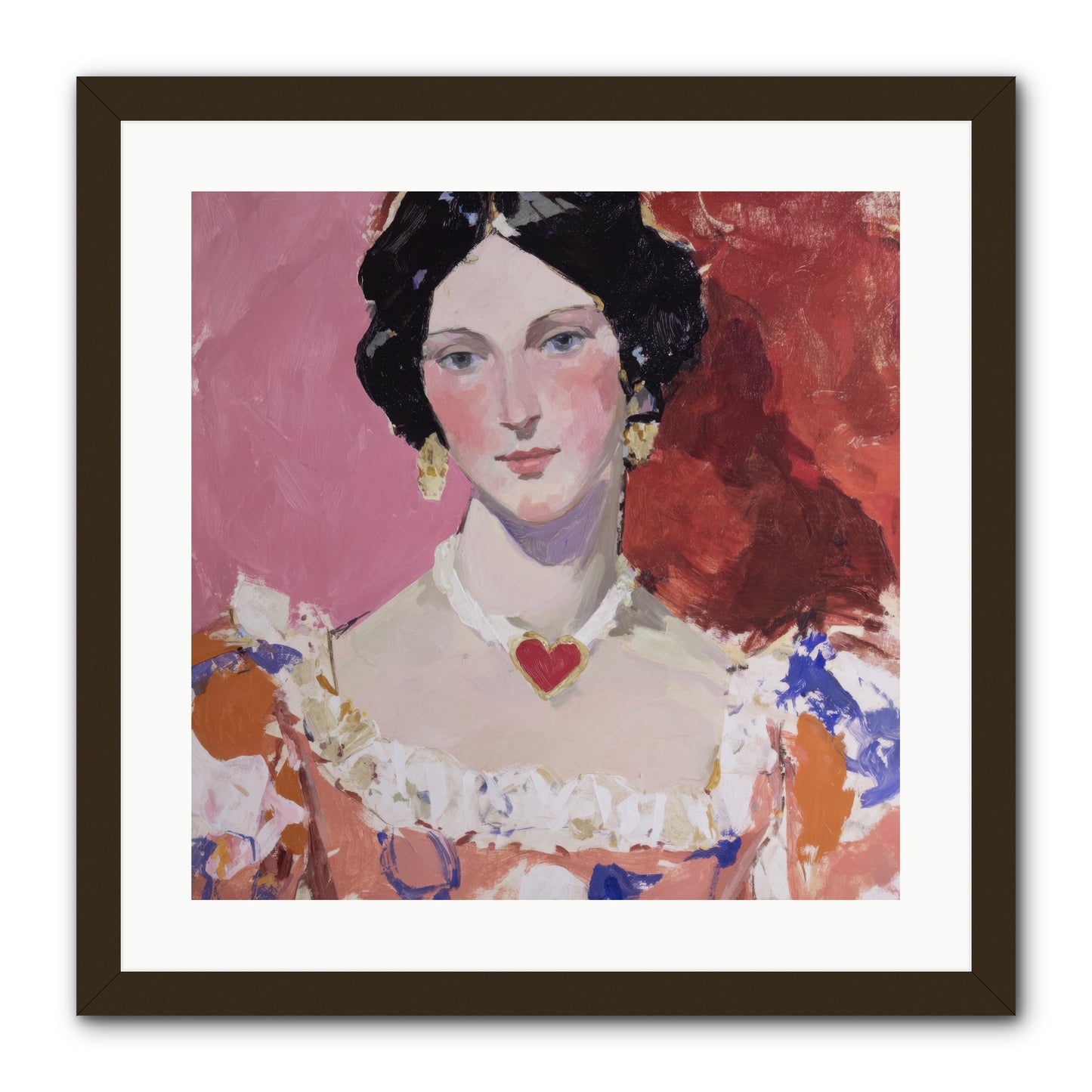 The Velvet Ribbon Society -- Framed Print - Black 20x20