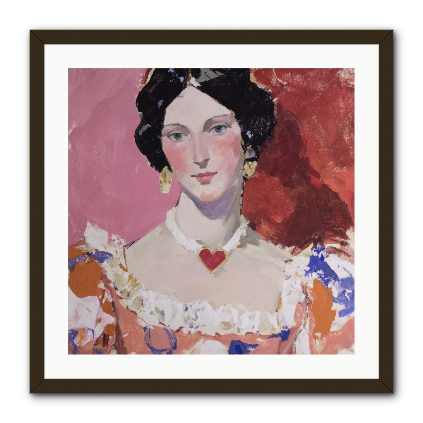 The Velvet Ribbon Society -- Framed Print - Black 24x24