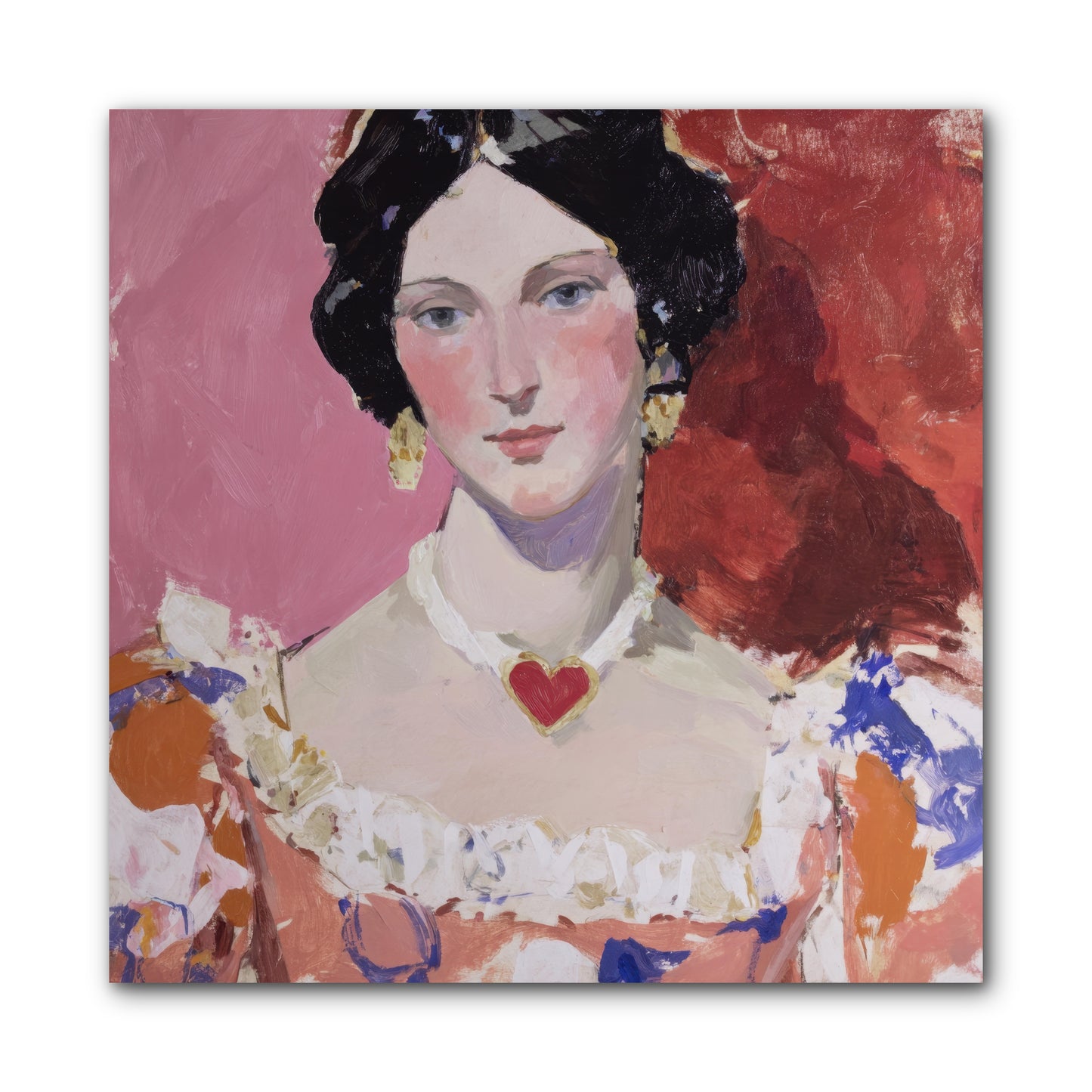 The Velvet Ribbon Society -- Wrapped Canvas 10x10